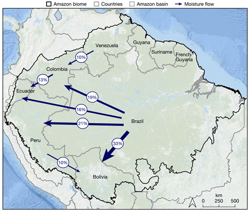 Amazon biome limits